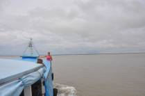 Viagem de barca entre Algodoal e Marudá - PA